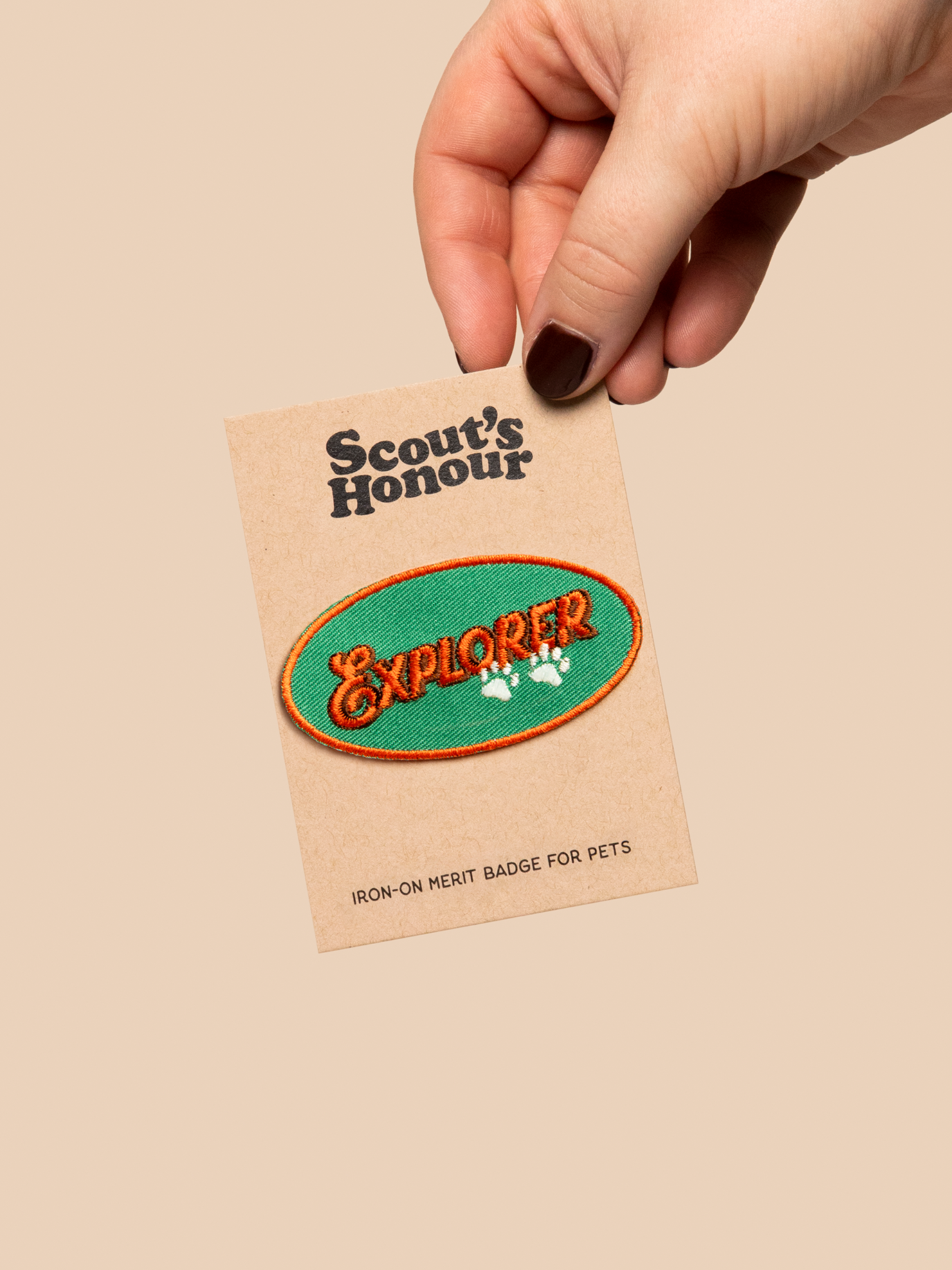Scout's Honour Pty Ltd - Explorer iron-on patch for dogs and cats