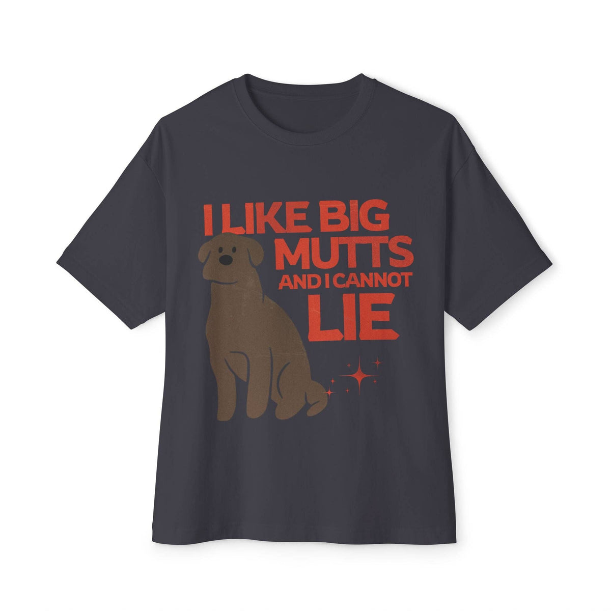 Good Thomas - Big Mutts Oversized Tee: Dark Grey