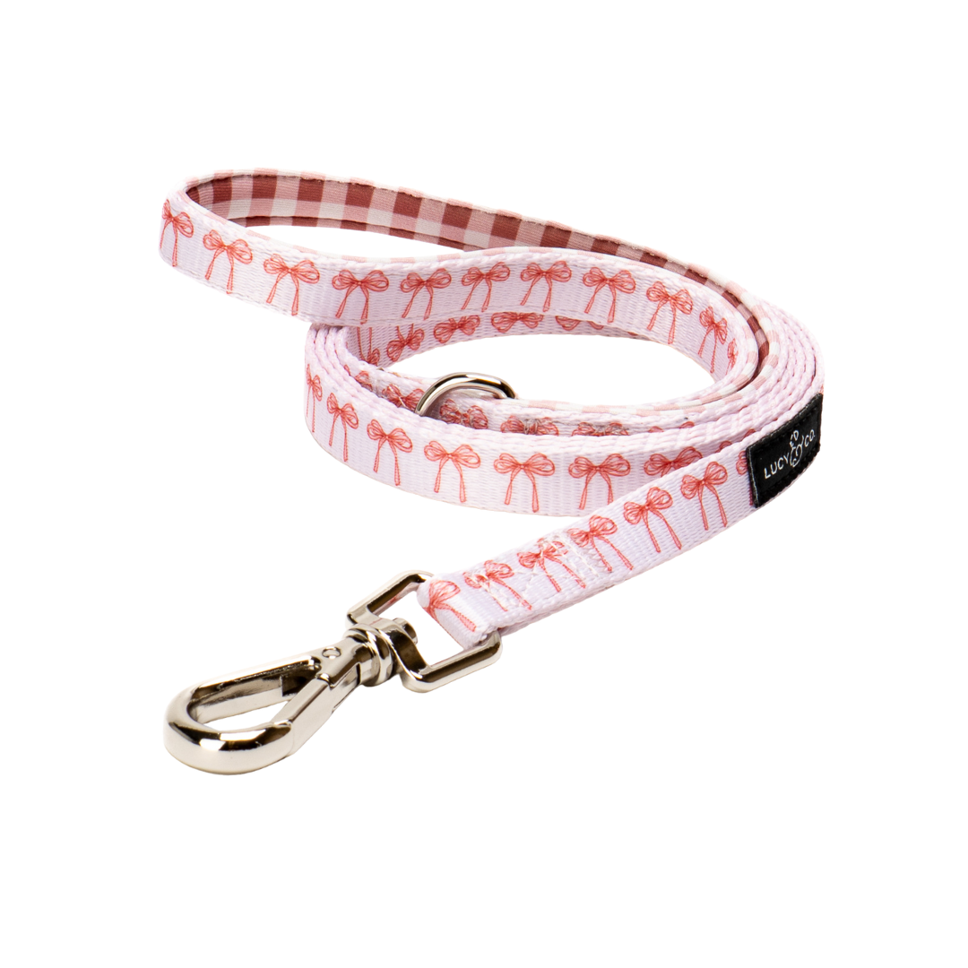 Lucy &amp; Co. - Take a Bow Cat Leash: L