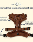 Lucy & Co. - Woodland Wonder Corduroy No-Pull Harness