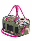 ROVERLUND - OUT-OF-OFFICE PET CARRIER PRO EDITION: BLACK CAMO / BLACK / LARGE - UP TO 25LBS