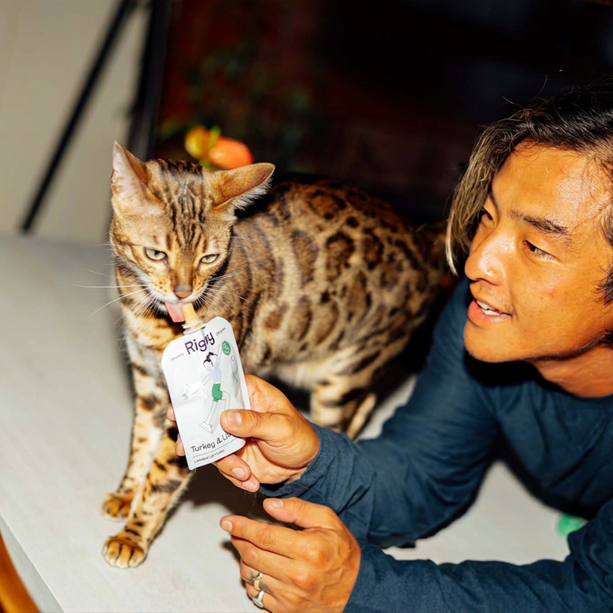 Rigby - Rigby Essential Cat Treats, Turkey &amp; Liver Lickable Pouch