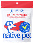 Native Pet - Cranberry Bladder Chews, Kidney & Urinary Supplement for Dog: 60ct