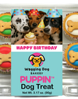 Wagging Dog Bakery - Puppin Happy Birthday 6 Pack Tray