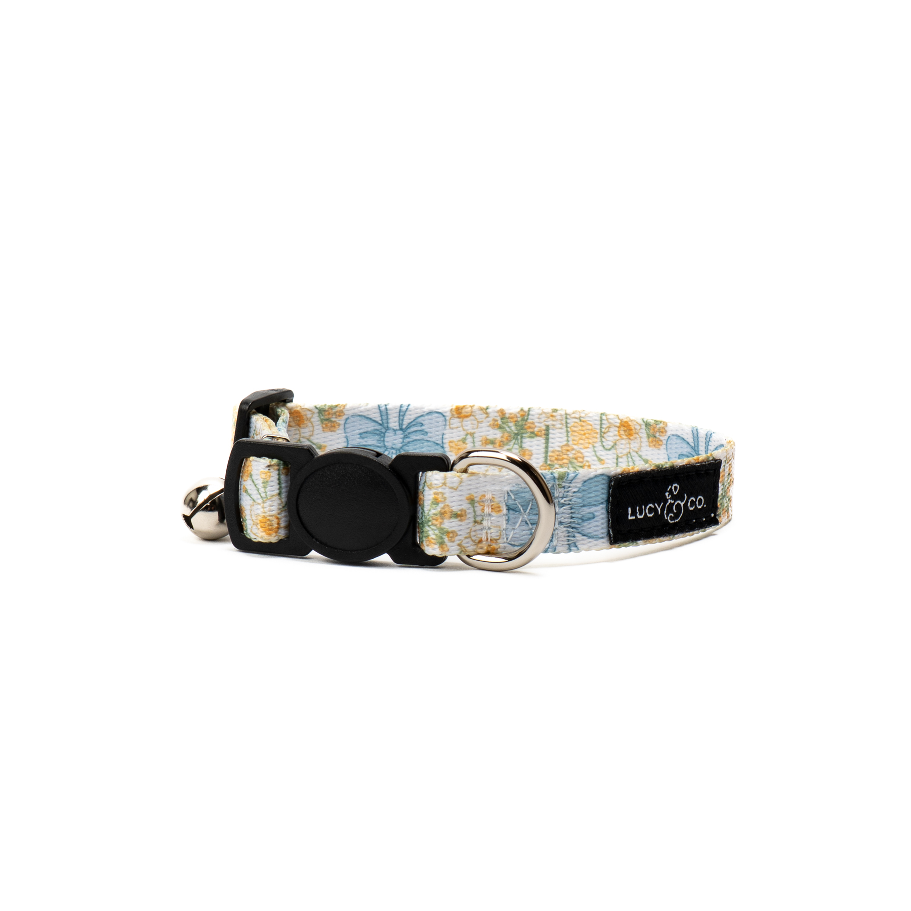 Lucy &amp; Co. - Sunshine and Daffodils Breakaway Cat Collar: L