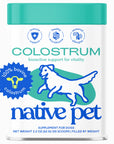 Native Pet - Native Pet Colostrum Immune System Powder Supplement for Dog: 120 scoops