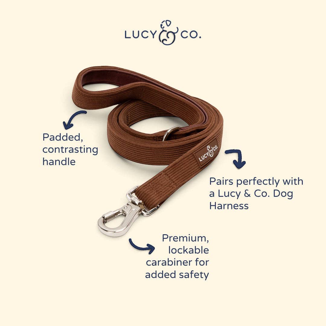 Lucy &amp; Co. - Woodland Wonder Corduroy Leash