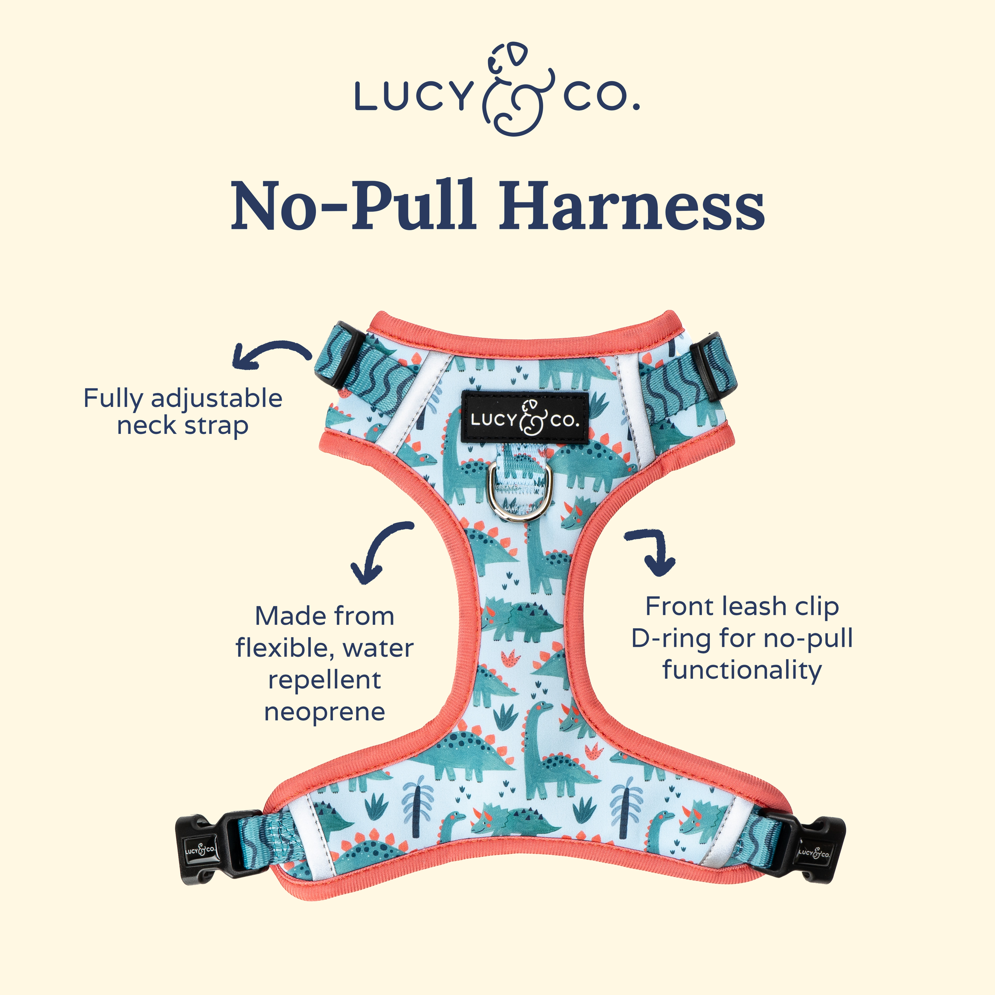 Lucy &amp; Co. - The DinoROAR No-Pull Harness