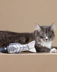 Petshop by Fringe Studio - SOMETHING'S FISHY CANVAS KICKER CAT TOY