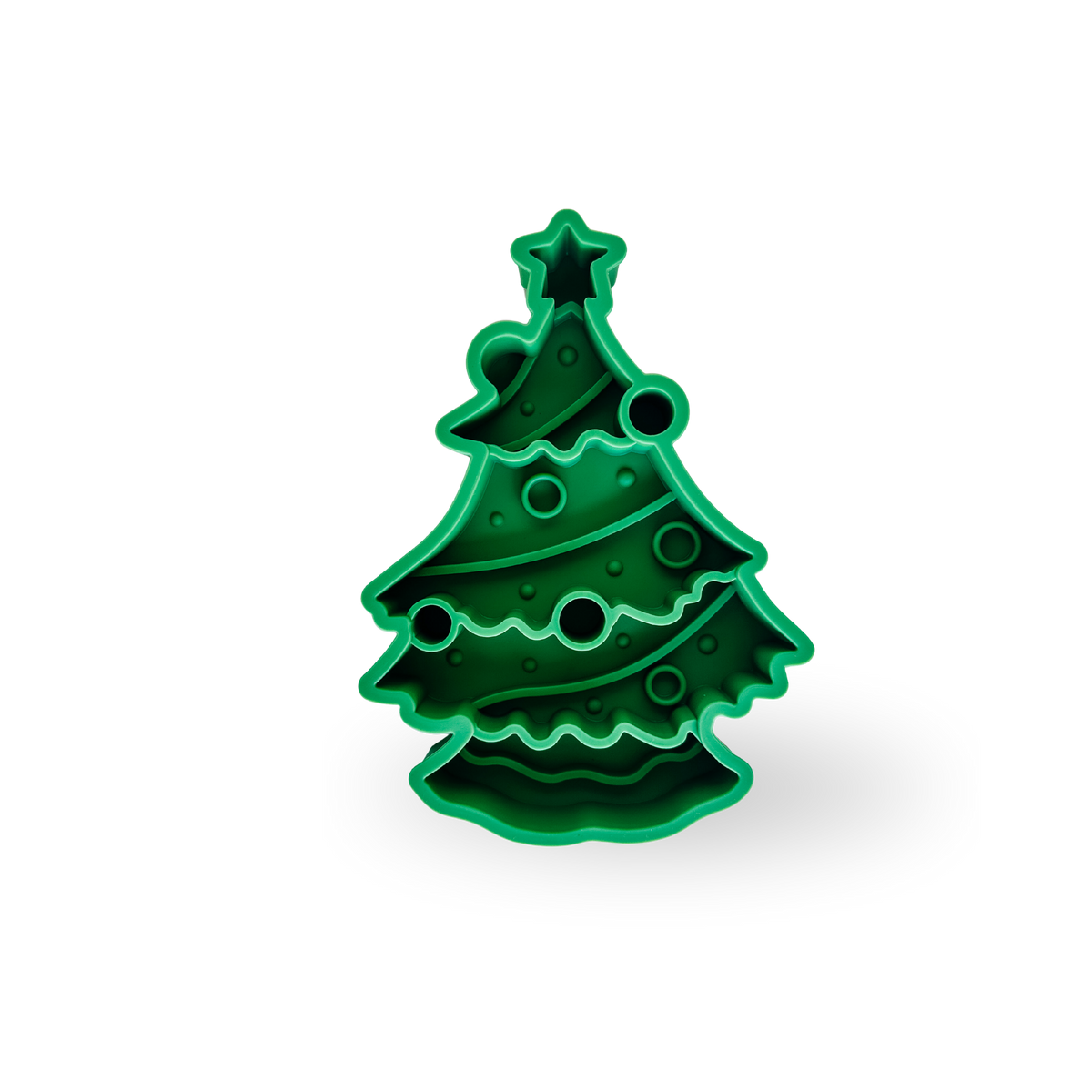 Barks and Brownies - Christmas Tree 2-in-1 Slowfeeder + Lickmat | Holly Green