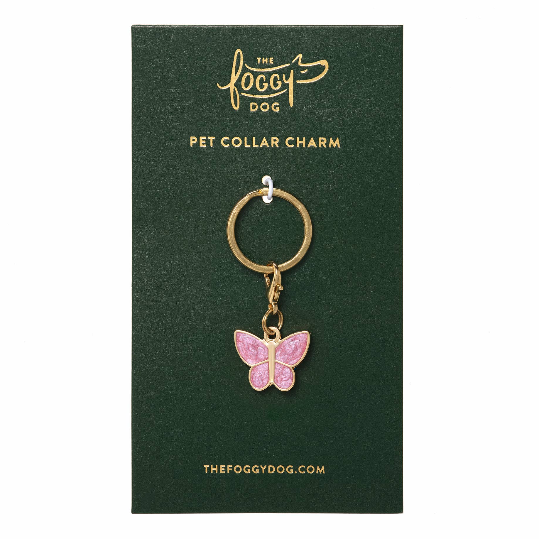 The Foggy Dog - Butterfly Collar Charm