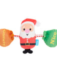 Pet Palette Distribution - BARK Holiday Santa's Swag Bags Plush with Rope Dog Toy