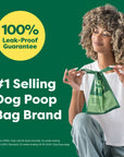 Earth Rated Unscented Easy-Tie Handle Poop Bags