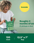 Earth Rated Unscented Easy-Tie Handle Poop Bags