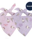 Dog Bandana Co Pink Birthday/Gotcha Day Reversible Bandana