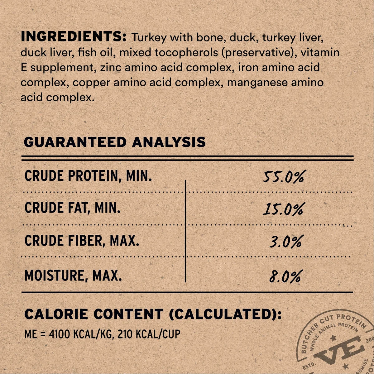 Vital Essentials Freeze-Dried Cat Crunchy Micro Nibs - Turkey &amp; Duck