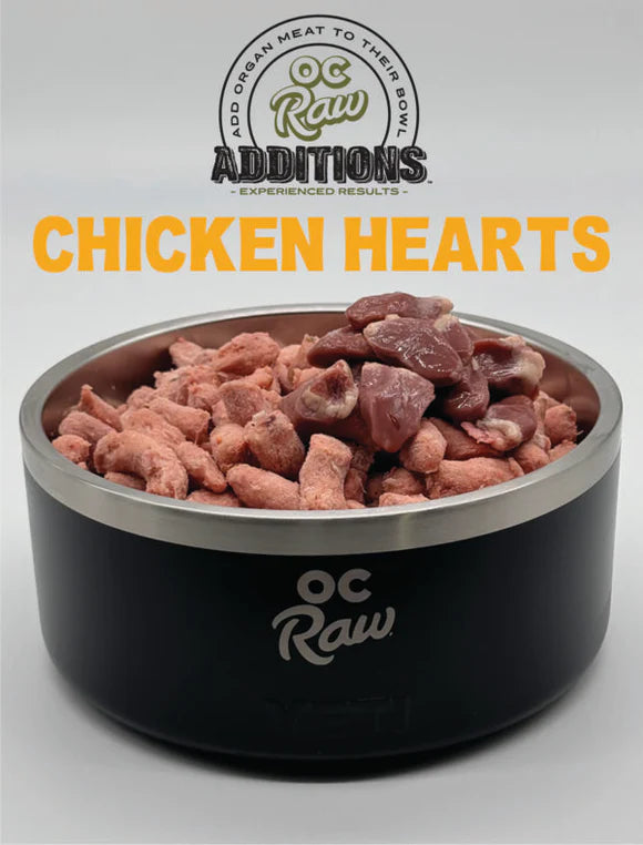 OC Raw Frozen Chicken Hearts