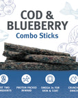 Icelandic+ Cod & Blueberry Combo Sticks For Dogs
