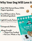 Lord Jameson Cookies & Cream Love Puffs Organic Dog Treats