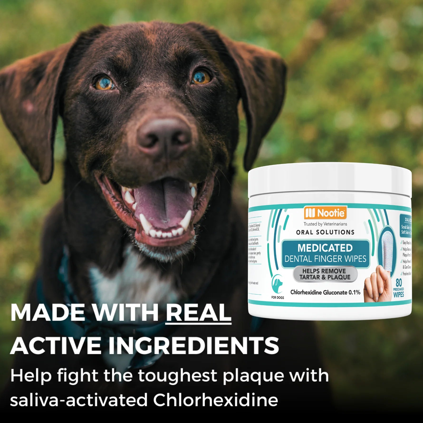 Nootie Medicated Finger Dental Wipes