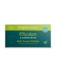 Green Juju Chicken + Sardine Recipe Frozen Patties & Sliders