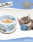Fussie Cat Tuna with Pumpkin In Goat Milk Mousse & Shreds Kitten Recipe