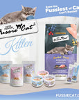 Fussie Cat Tuna with Pumpkin In Goat Milk Mousse & Shreds Kitten Recipe