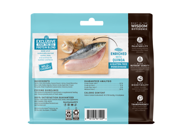 Earth Animal Wisdom™ Air-Dried Jerky - From the Sea