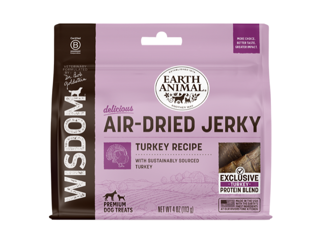 Earth Animal Wisdom™ Air-Dried Jerky - Turkey