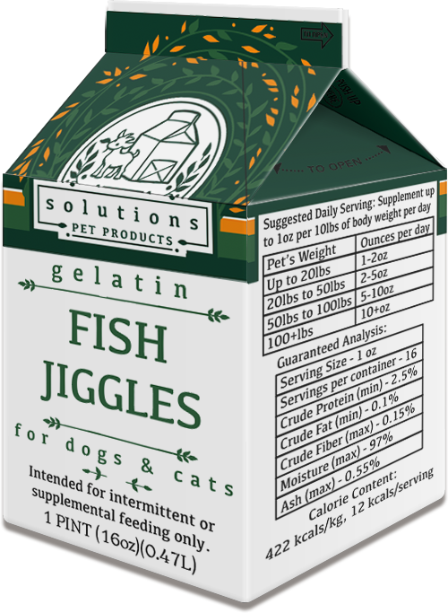 Solutions Fish Jiggles - 16oz