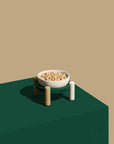 Vetreska Santal Forest Ceramic Pet Bowl & Mat Set