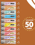 Fussie Cat Tuna & Chicken 10 Flavor Variety Pack - 50 Count