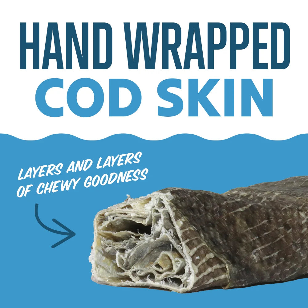 Icelandic 10" Wrapped Cod Skin
