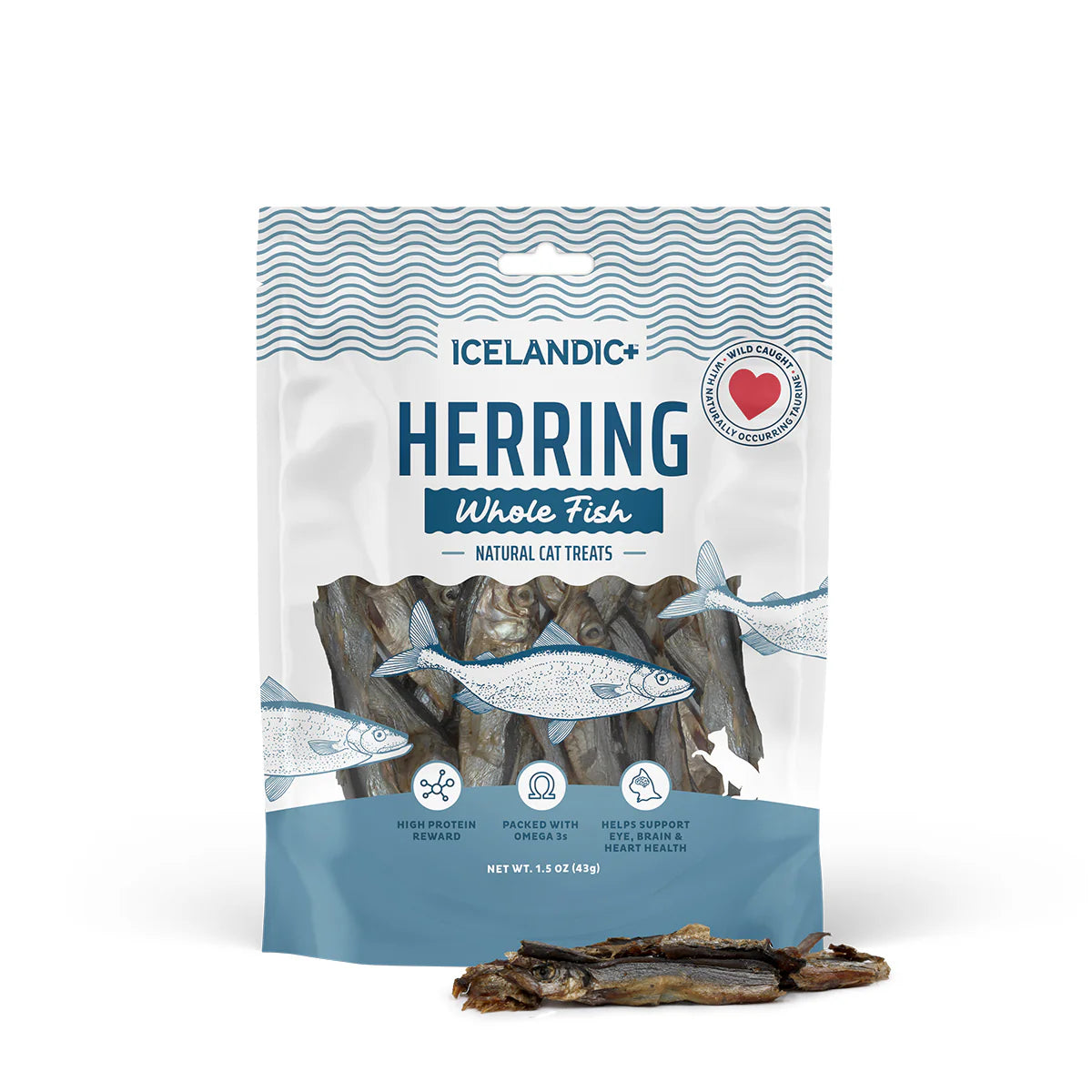 Icelandic Herring Whole Fish Cat Treats