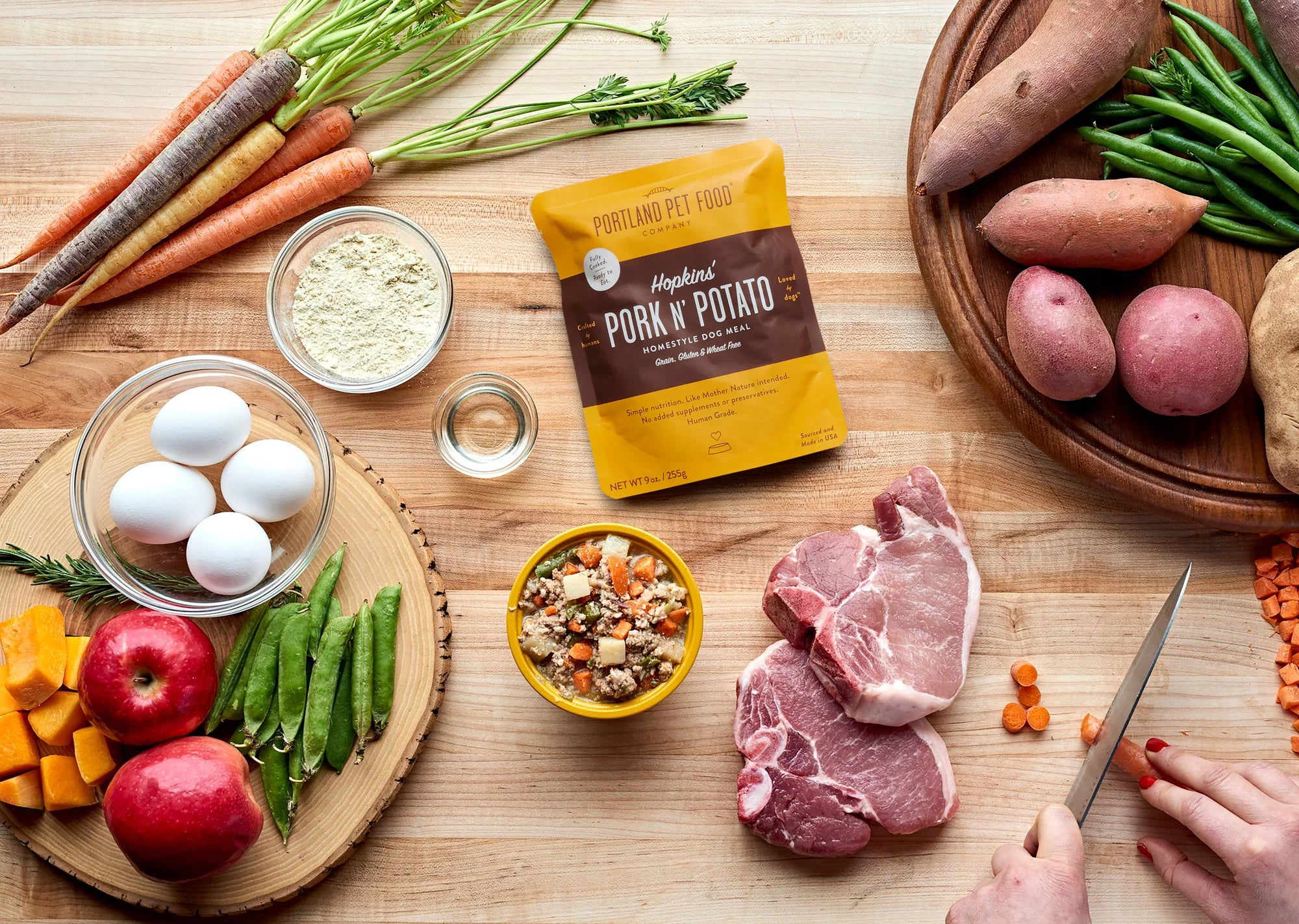 Portland Pet Food Company - Hopkins' Pork N' Potato Homestyle Dog Meal