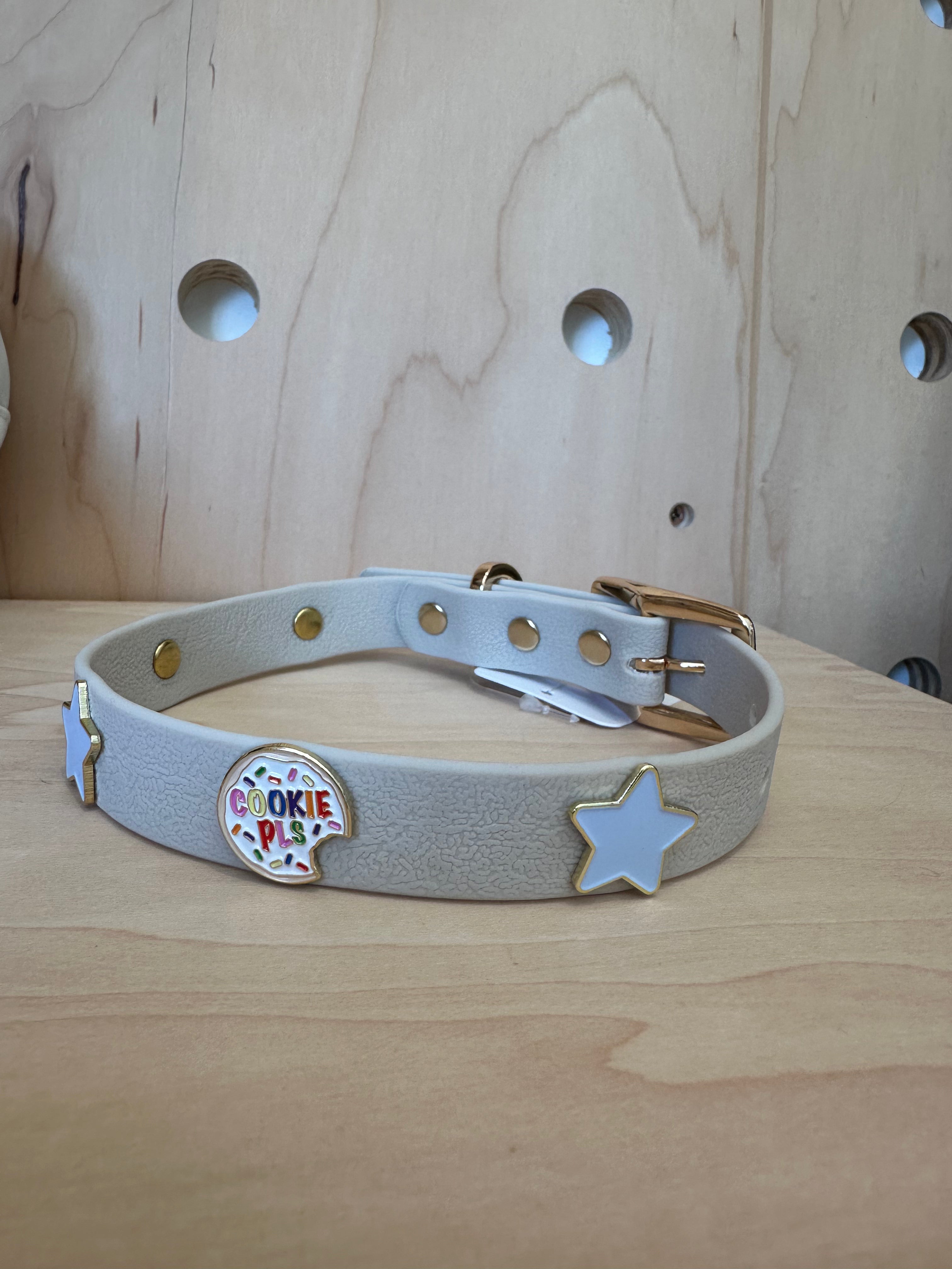 Furei Pets - Rescued & Cookie Plz Custom Collar - Taupe – The Modern ...