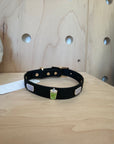 Furei Pets - Matcha & Always Tired Custom Collar - Black