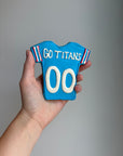 Lucky Biscuit Bakery - Tennessee Titans Jersey Cookie