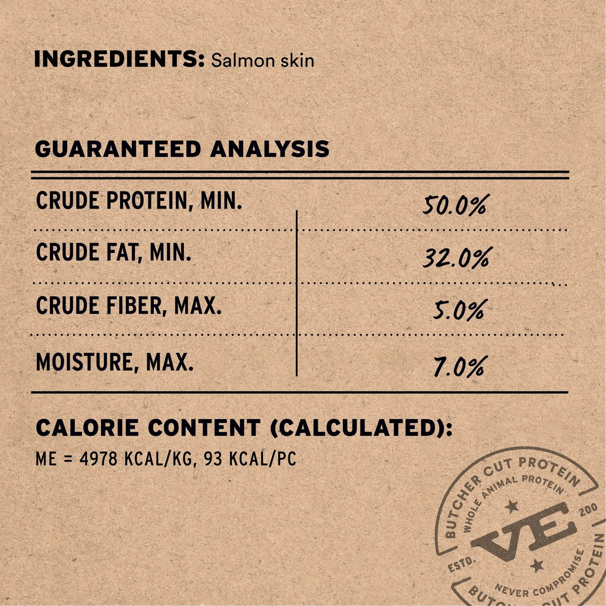 Vital Essentials Raw Bar - Freeze Dried Salmon Skins
