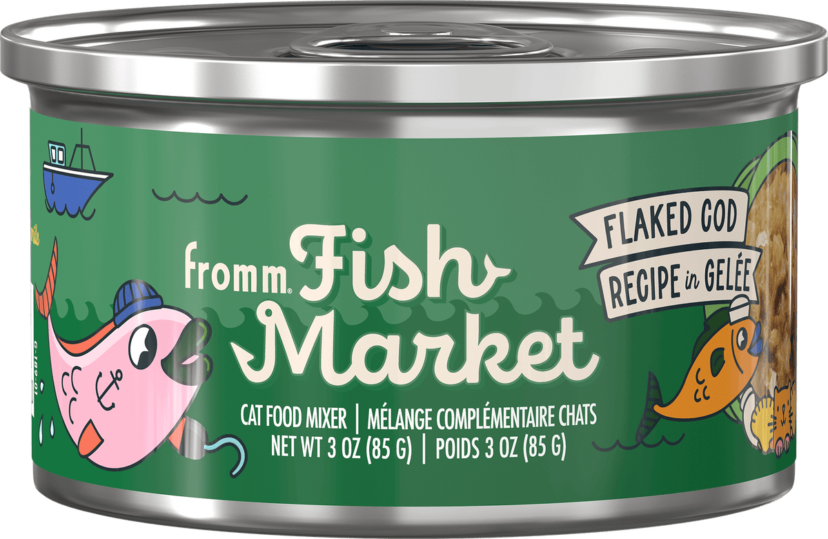 Fromm Fish Market Flaked Cod in Gelée Cat Food Mixer