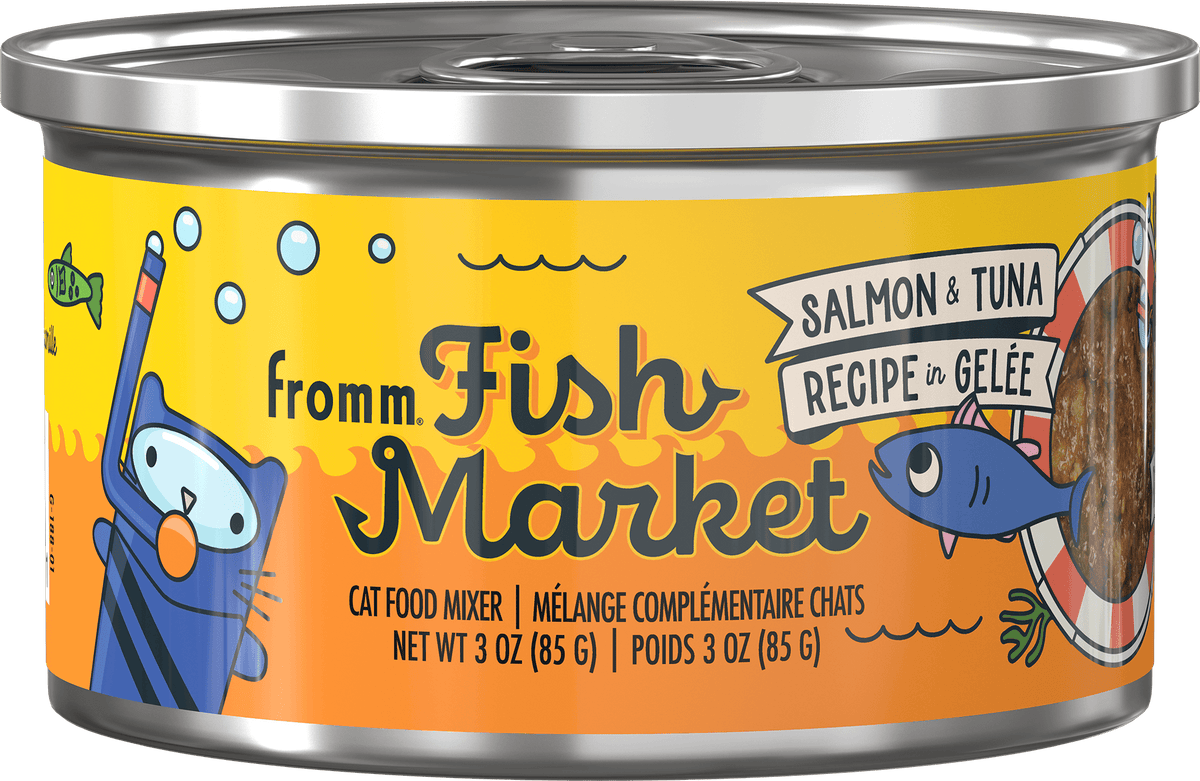 Fromm Fish Market Salmon &amp; Tuna in Gelée Cat Food Mixer