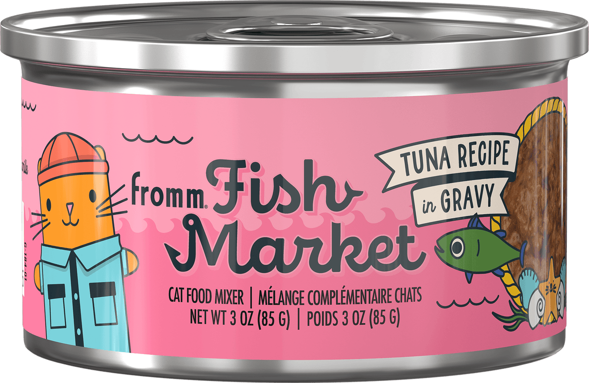 Fromm Fish Market Tuna Recipe in Gravy Cat Food Mixer