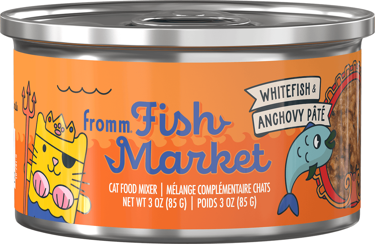 Fish Market Whitefish &amp; Anchovy Pâté Cat Food Mixer