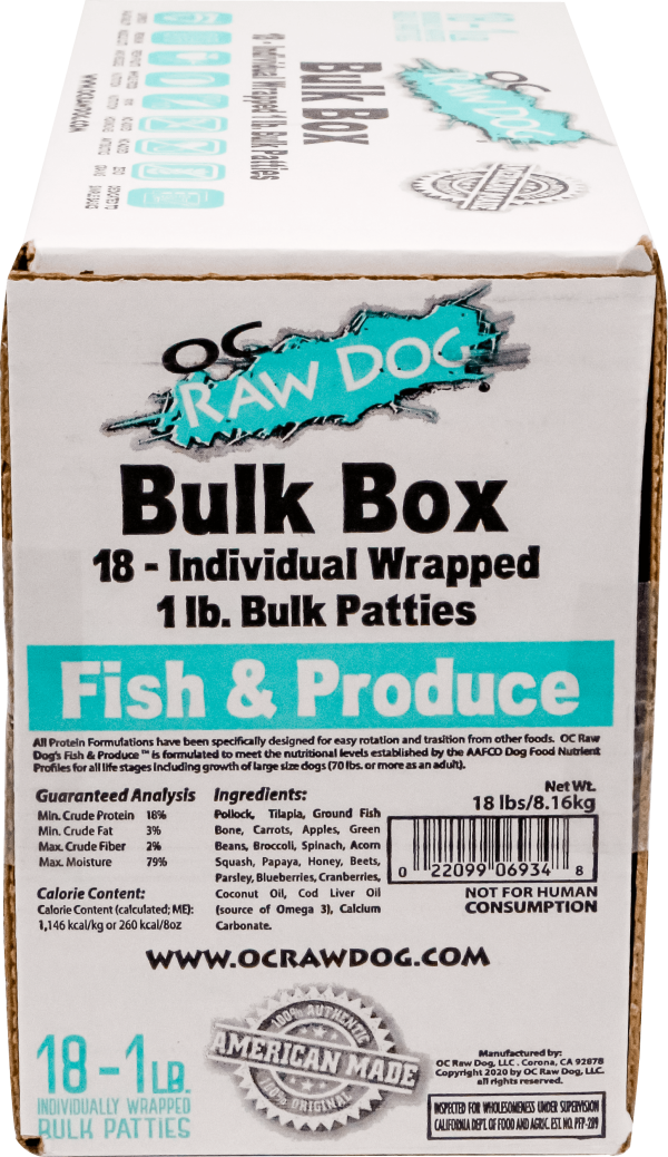 OC Raw Frozen Fish &amp; Produce