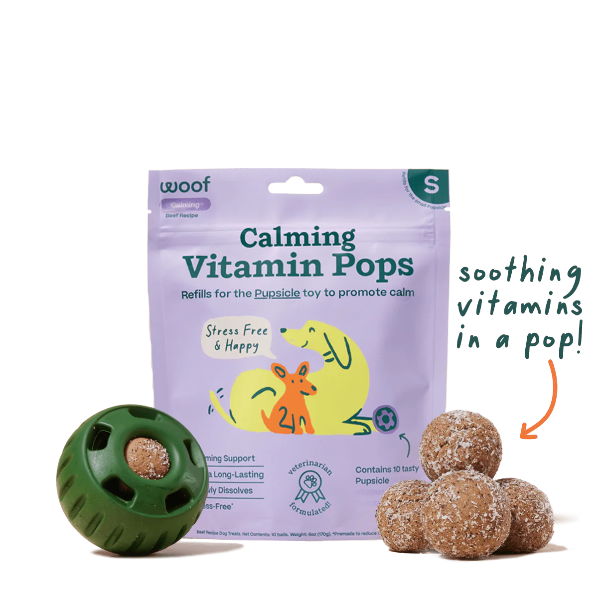 Woof - Calming Vitamin Pupsicle Pops