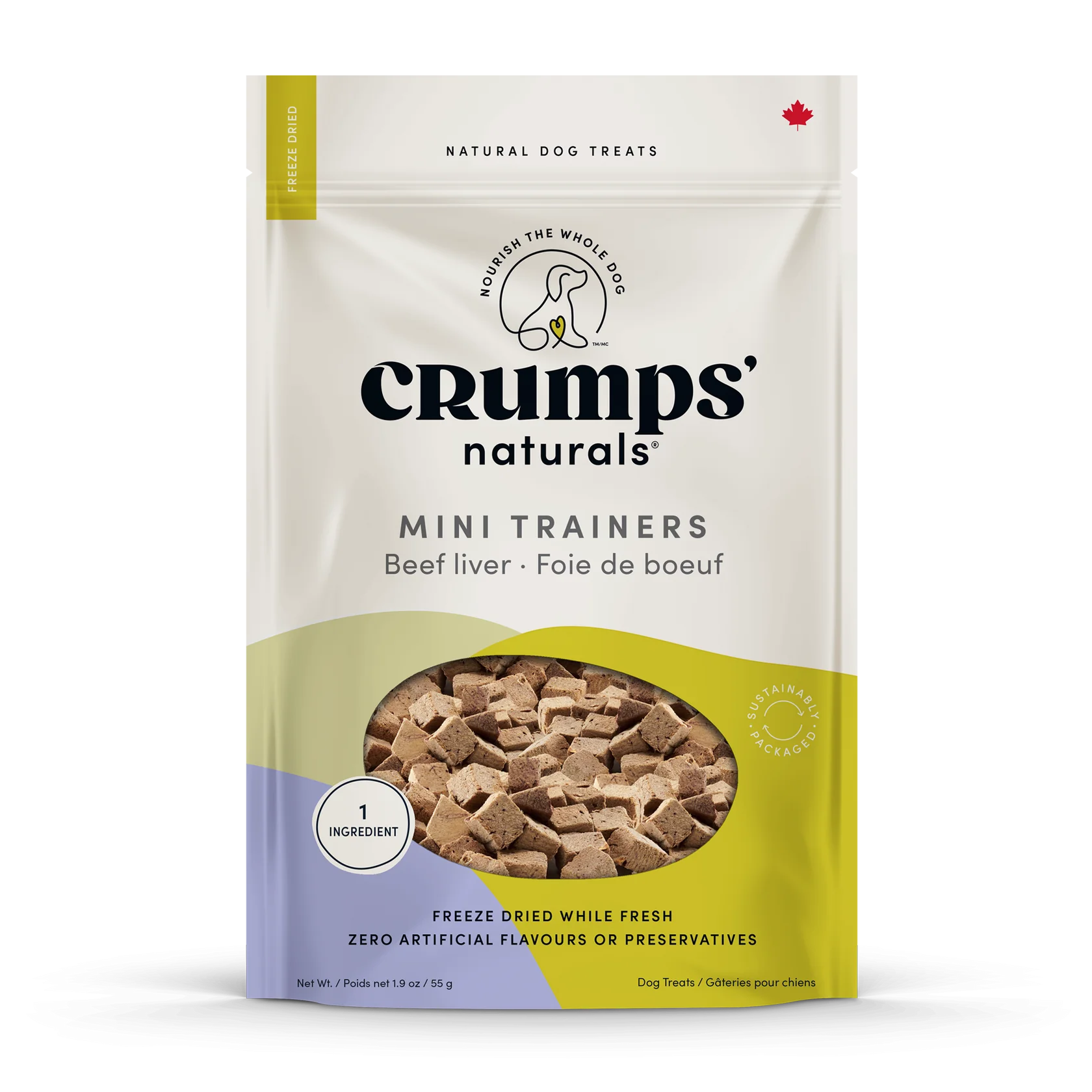 Crumps Naturals Mini Trainers - Freeze Dried Beef Liver