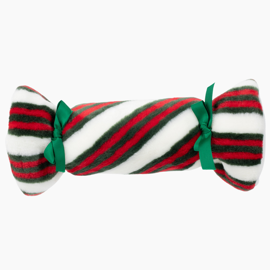 Fluff &amp; Tuff Holiday Minty Candy Bone