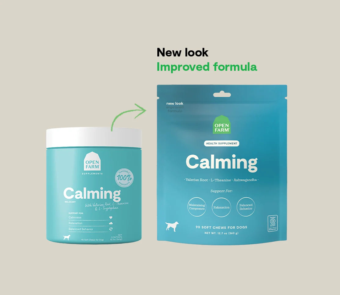 Open Farm Calming Supplement Chews for Dogs