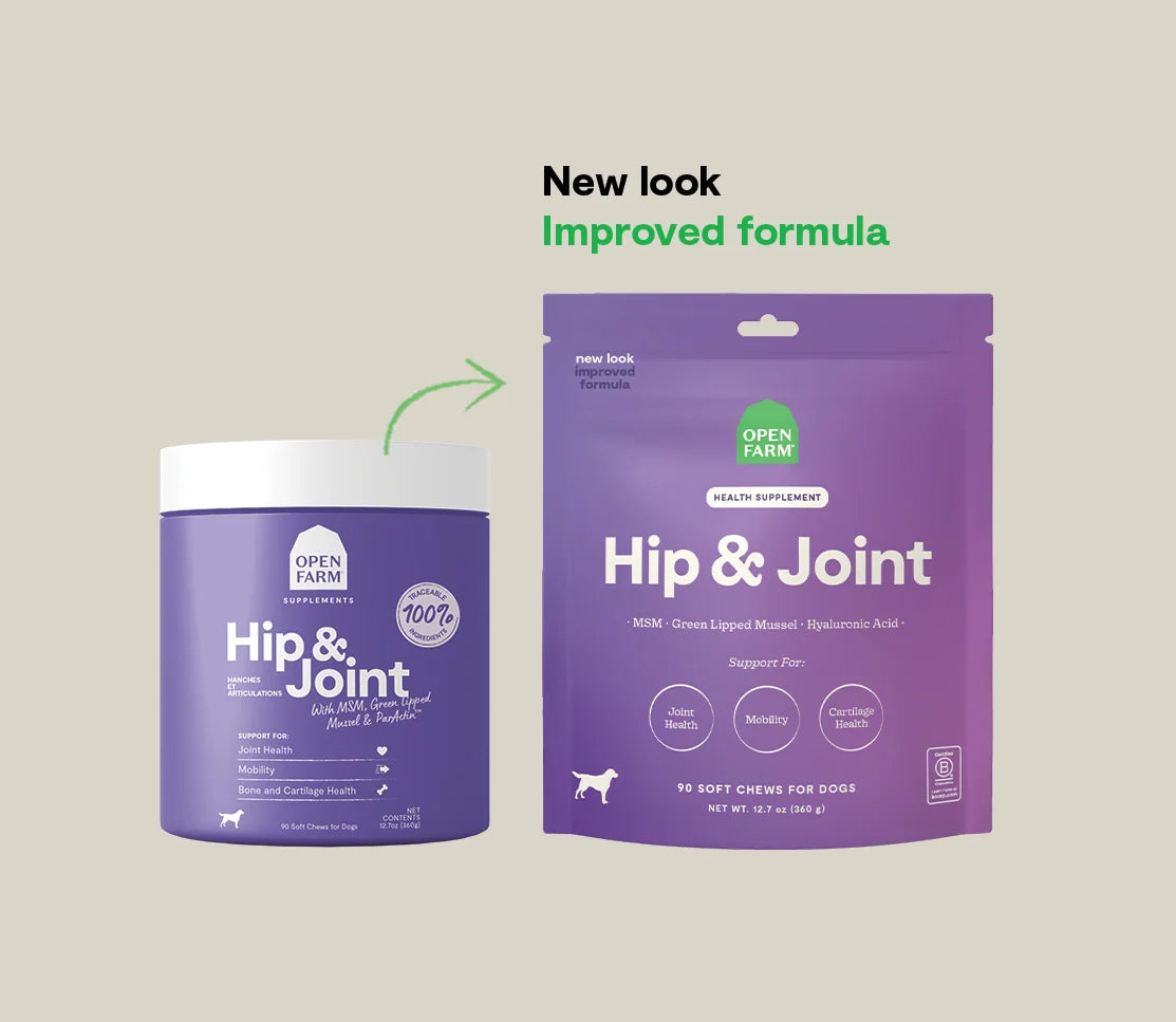 Open Farm Hip &amp; Joint Supplement Chews for Dogs