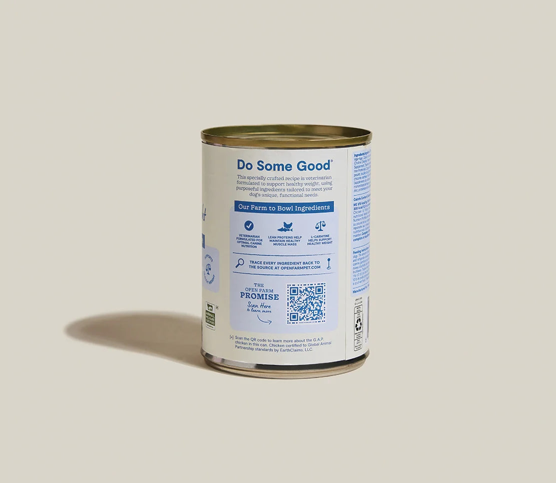 Open Farm Chicken &amp; Pollock Healthy Weight Pâté for Dogs